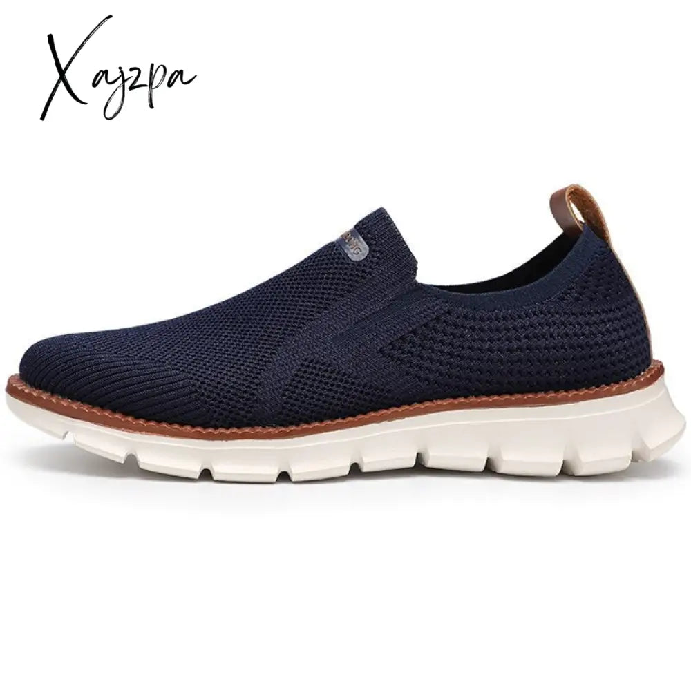 Xajzpa - Men Sneakers Shoes Loafers High Quality Summer Fashion Breathable Mesh Casual Mens Trainer