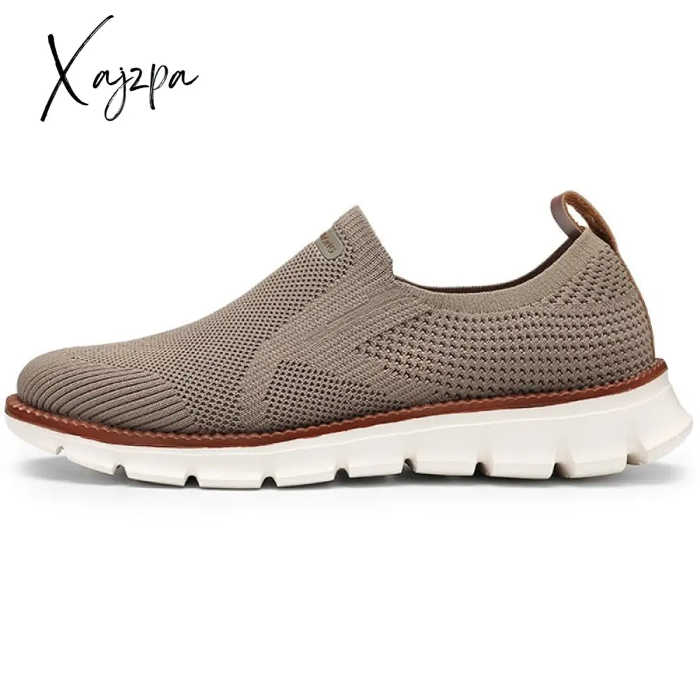 Xajzpa - Men Sneakers Shoes Loafers High Quality Summer Fashion Breathable Mesh Casual Mens Trainer
