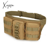 Xajzpa - Men Waist Fanny Pack Hip Bum Bags For Camping Military Assault Nylon Sports Climb Travel