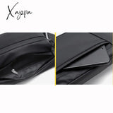 Xajzpa - Men Waist Fanny Pack Hip Bum Belt Bag Money Pouch Travel Fashion Waterproof Oxford Male