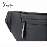 Xajzpa - Men Waist Fanny Pack Hip Bum Belt Bag Money Pouch Travel Fashion Waterproof Oxford Male