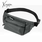 Xajzpa - Men Waist Fanny Pack Hip Bum Belt Bag Money Pouch Travel Fashion Waterproof Oxford Male