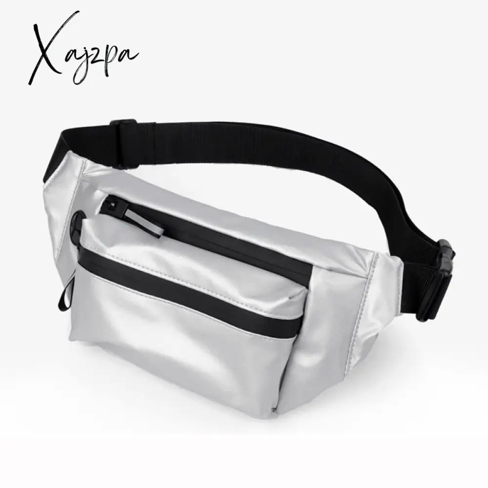 Xajzpa - Men Waist Fanny Pack Hip Bum Belt Bag Money Pouch Travel Fashion Waterproof Oxford Male