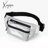 Xajzpa - Men Waist Fanny Pack Hip Bum Belt Bag Money Pouch Travel Fashion Waterproof Oxford Male