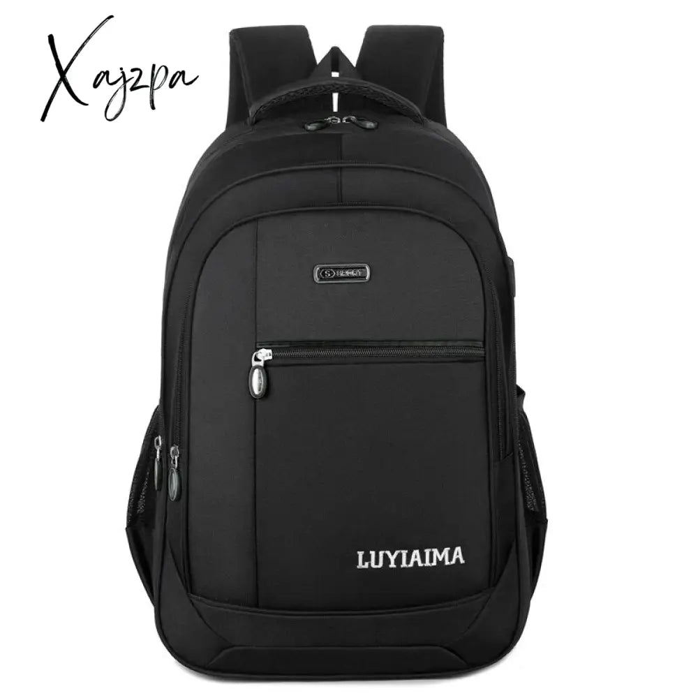 Xajzpa - Men’s Backpack Unisex Waterproof Oxford 15 Inch Laptop Backpacks Casual Travel Boys