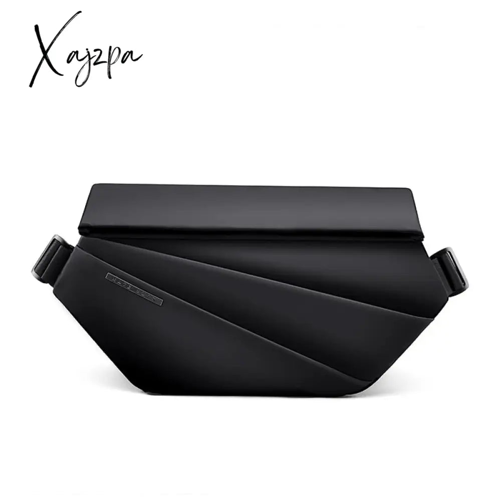 Xajzpa - Men’s Crossbody Bag Commuter Fashion Hot Sale Oxford Waterproof Simple Black
