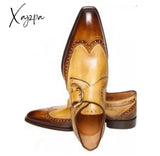 Xajzpa - Men’s Dress Shoes New Fashion Pu Leather Buckle Strap Business Casual High Quality For