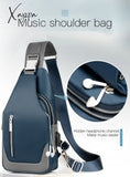 Xajzpa - Men’s Messenger Bag Shoulder Oxford Cloth Chest Bags Crossbody Casual Messenger Bags Man