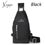 Xajzpa - Men’s Messenger Bag Shoulder Oxford Cloth Chest Bags Crossbody Casual Messenger Bags Man