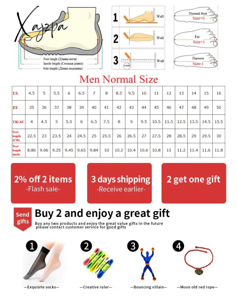 Xajzpa - Men’s Pu Leather Autumn Shoes Boys Casual Sneakers Man Tennis Fashion Men White Trainers