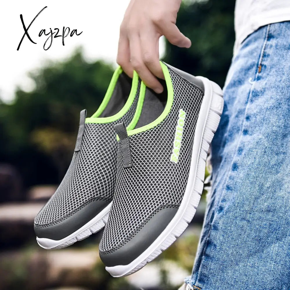 Xajzpa - Men’s Sneakers Men Mesh Shoes Summer New Comfortable Casual Breathable Loafers Flats