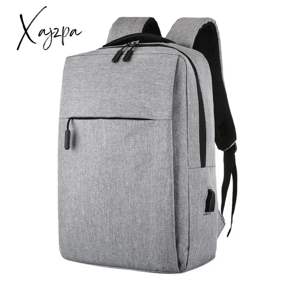 Xajzpa - New 15.6 Inch Laptop Usb Backpack School Bag Rucksack Anti Theft Men Backbag Travel