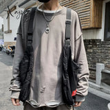 Xajzpa - New Chest Bag Men Functional Vest Korea Harajuku Street Style Large Capacity Crossbody For
