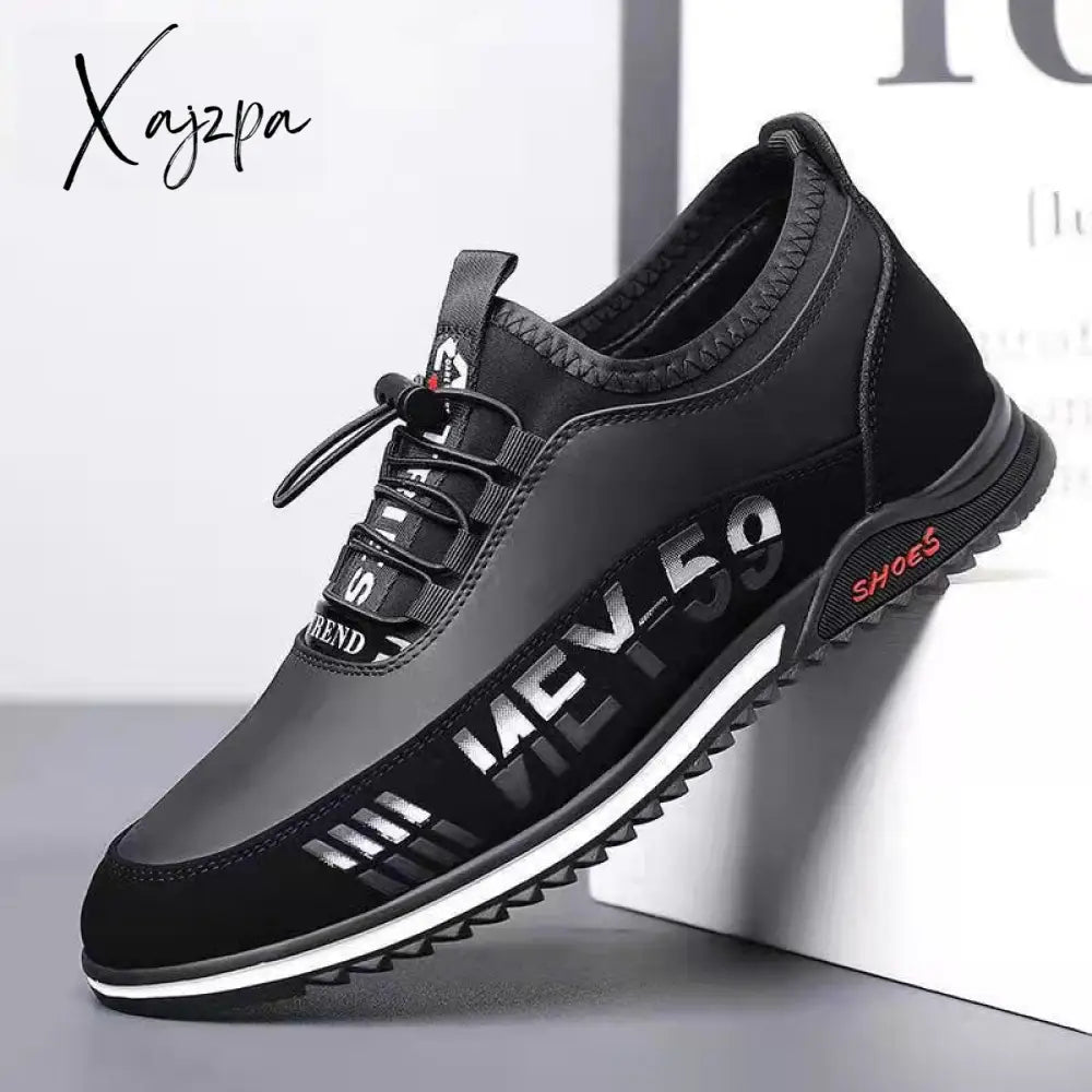 Xajzpa - New Menβs Casual Shoes Sneakers Trend Shoe Italian Breathable Leisure Male Non-Slip