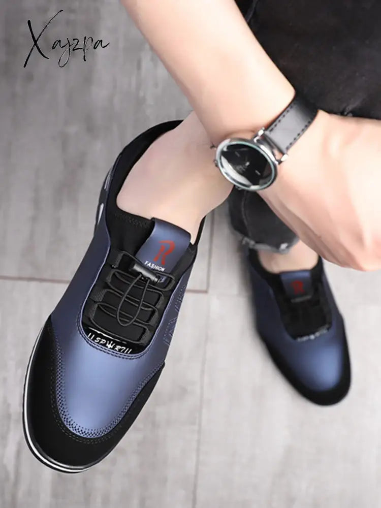 Xajzpa - New Menβs Casual Shoes Sneakers Trend Shoe Italian Breathable Leisure Male Non-Slip