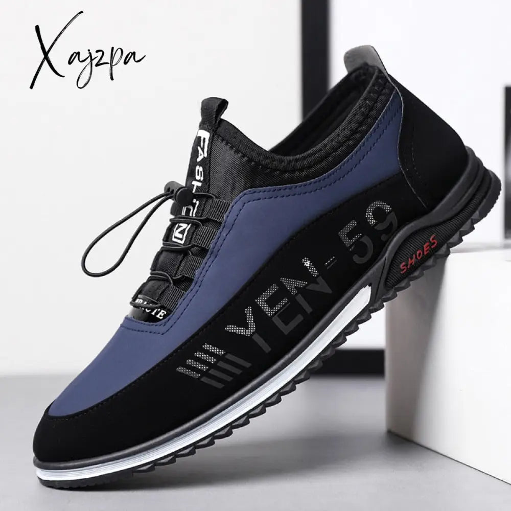 Xajzpa - New Menβs Casual Shoes Sneakers Trend Shoe Italian Breathable Leisure Male Non-Slip