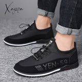 Xajzpa - New Menβs Casual Shoes Sneakers Trend Shoe Italian Breathable Leisure Male Non-Slip