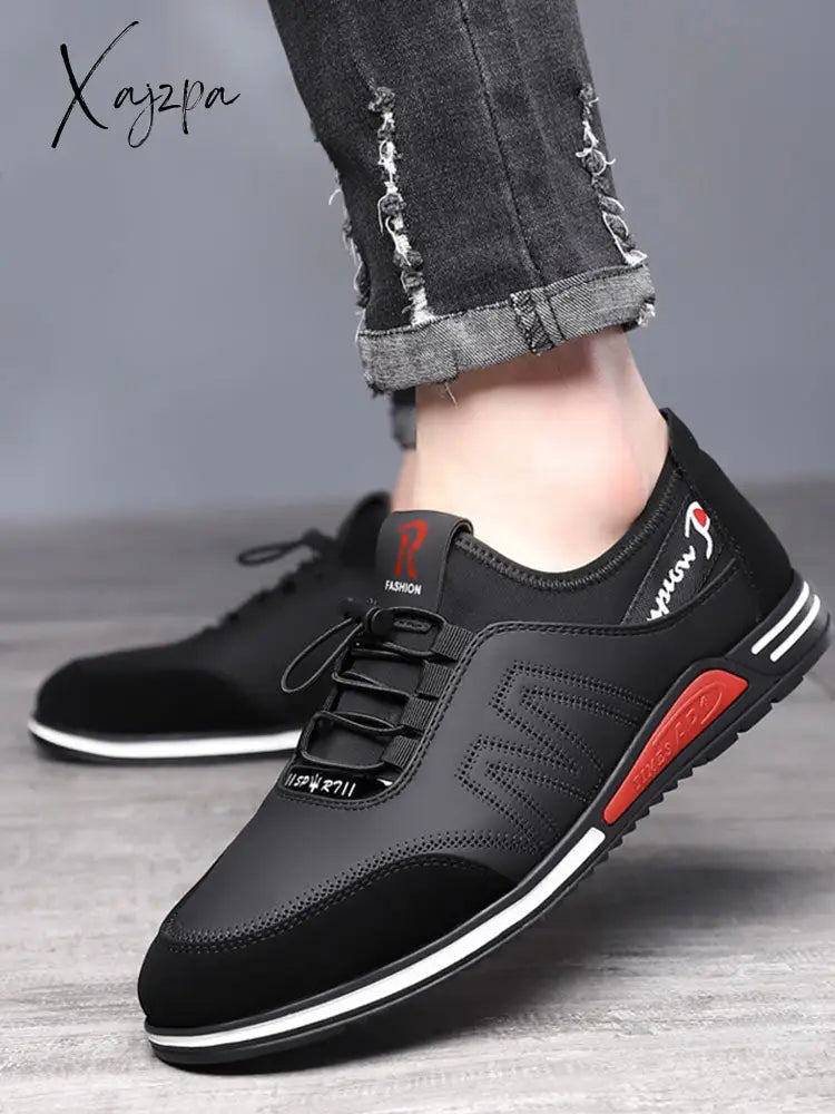 Xajzpa - New Menβs Casual Shoes Sneakers Trend Shoe Italian Breathable Leisure Male Non-Slip