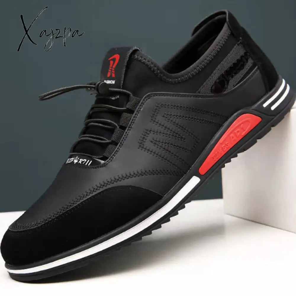 Xajzpa - New Menβs Casual Shoes Sneakers Trend Shoe Italian Breathable Leisure Male Non-Slip