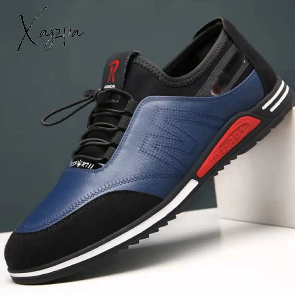 Xajzpa - New Menβs Casual Shoes Sneakers Trend Shoe Italian Breathable Leisure Male Non-Slip