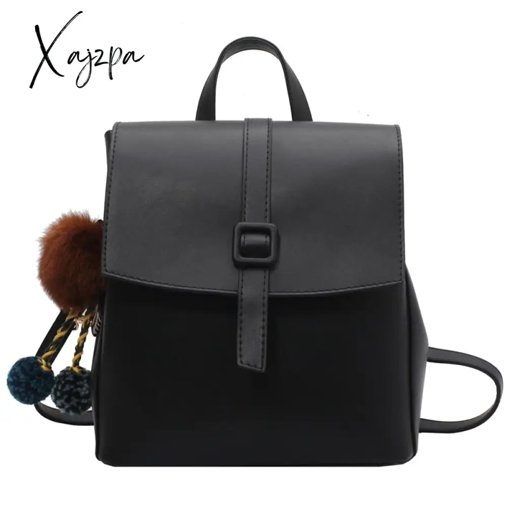 Xajzpa - New Multifunction Backpack Women Leather Backpacks Small School Bags For Teenage Girls