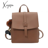 Xajzpa - New Multifunction Backpack Women Leather Backpacks Small School Bags For Teenage Girls