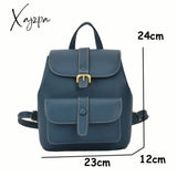 Xajzpa - New Women’s Backpack Travel Pu Leather Handbag Schoolbag For Girls Bag Female Shoulder
