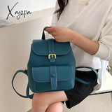 Xajzpa - New Women’s Backpack Travel Pu Leather Handbag Schoolbag For Girls Bag Female Shoulder