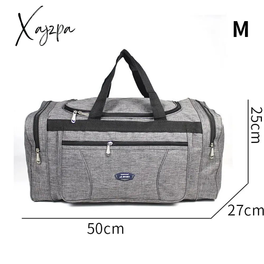 Xajzpa - Oxford Waterproof Men Travel Bags Hand Luggage Big Bag Business Large Capacity Weekend
