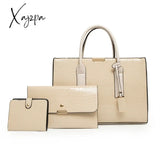 Xajzpa - Pantent Leather Women Messenger Bags Crocodile Female Crossbody Shoulder Hand Bags For