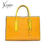 Xajzpa - Pantent Leather Women Messenger Bags Crocodile Female Crossbody Shoulder Hand Bags For