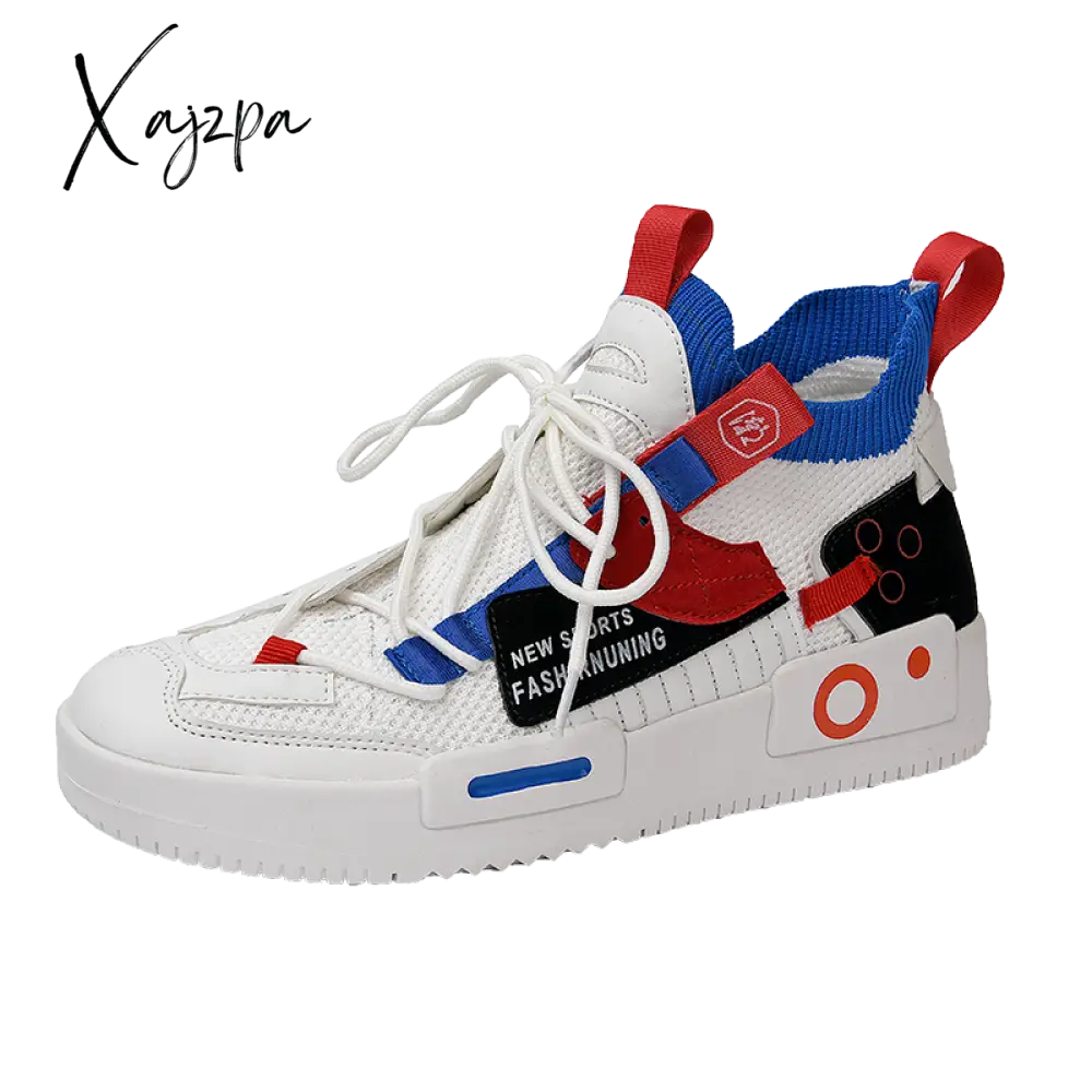 Xajzpa - Shoes Men Sneakers Male Casual Mens Tenis Luxury Shoes Trainer Race Breathable Fashion