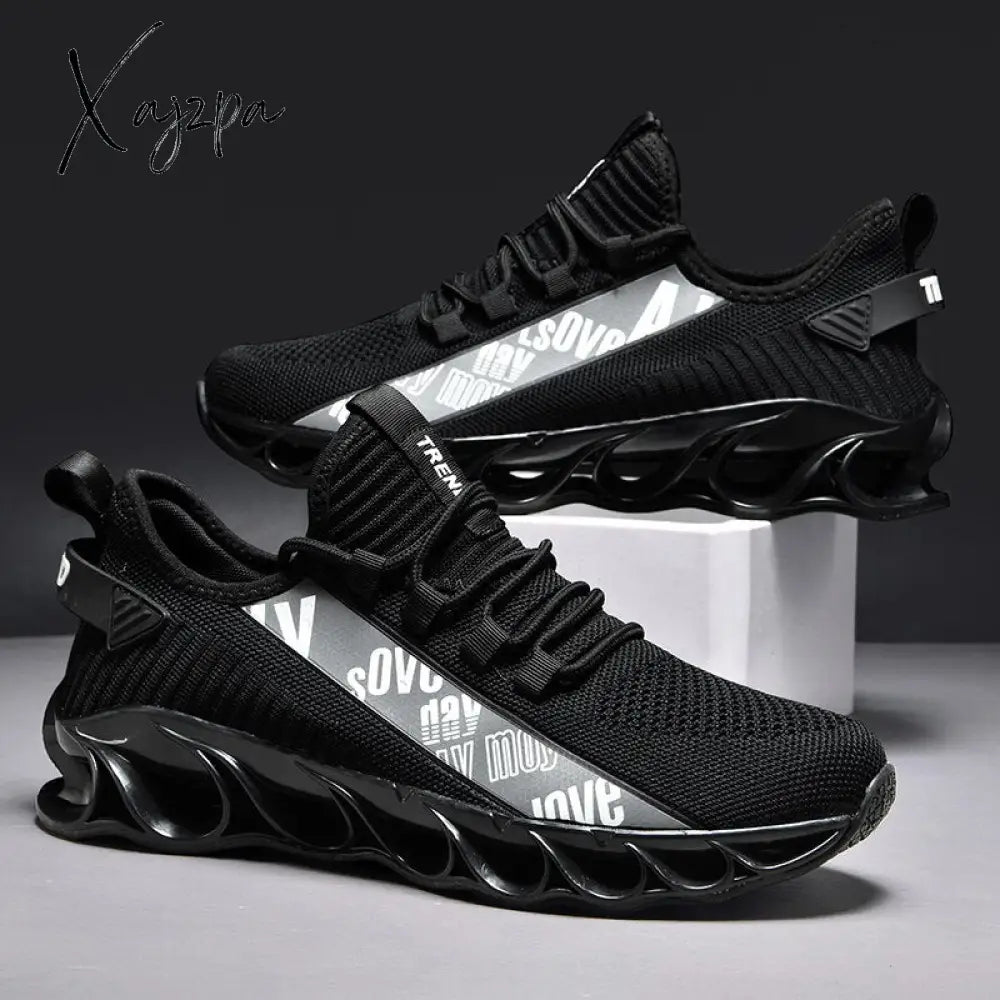 Xajzpa - Shoes Men Sneakers Male Casual Mens Tenis Luxury Shoes Trainer Race Breathable Fashion
