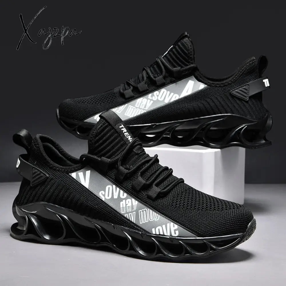 Xajzpa - Shoes Men Sneakers Male Casual Mens Tenis Luxury Shoes Trainer Race Breathable Fashion
