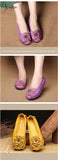 Xajzpa - Spring Leather Shoes Women Flats New Style Flower Genuine For Female Casual Woman Loafers