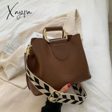 Xajzpa - Spring Luxury Women’s Pu Leather Small Crossbody Bags With Short Handle Shoulder Purses