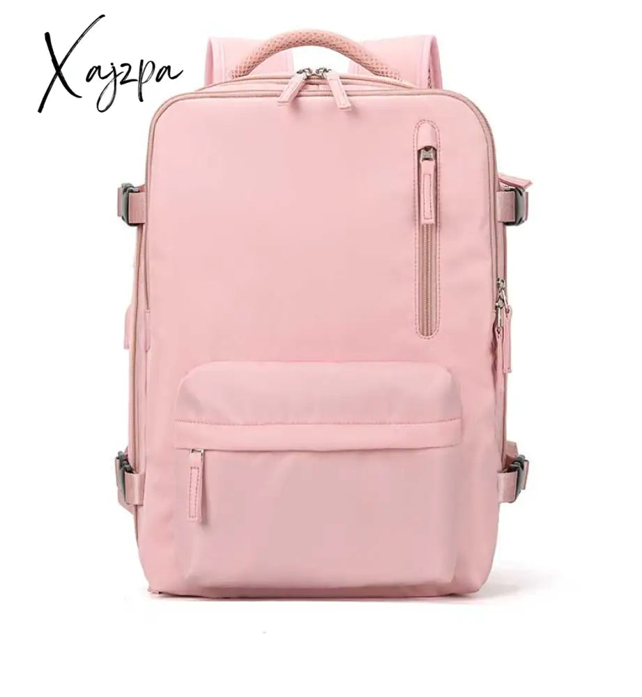 Xajzpa - Travel Backpack Women’s Large Capacity Multi-Function Luggage Lightweight Waterproof