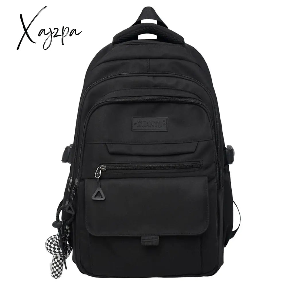 Xajzpa - Trendy Women Backpack Nylon Female Harajuku School Bag College Book Lady Travel Kawaii