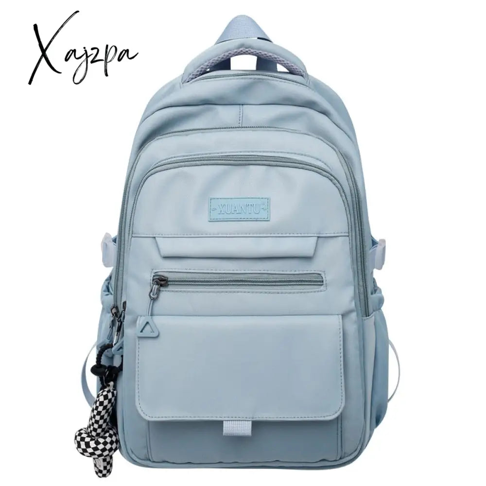 Xajzpa - Trendy Women Backpack Nylon Female Harajuku School Bag College Book Lady Travel Kawaii