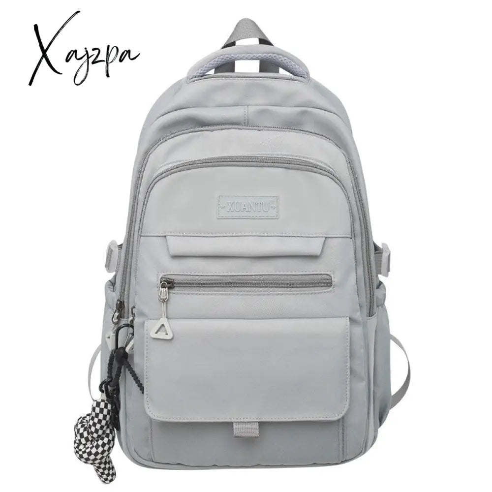 Xajzpa - Trendy Women Backpack Nylon Female Harajuku School Bag College Book Lady Travel Kawaii