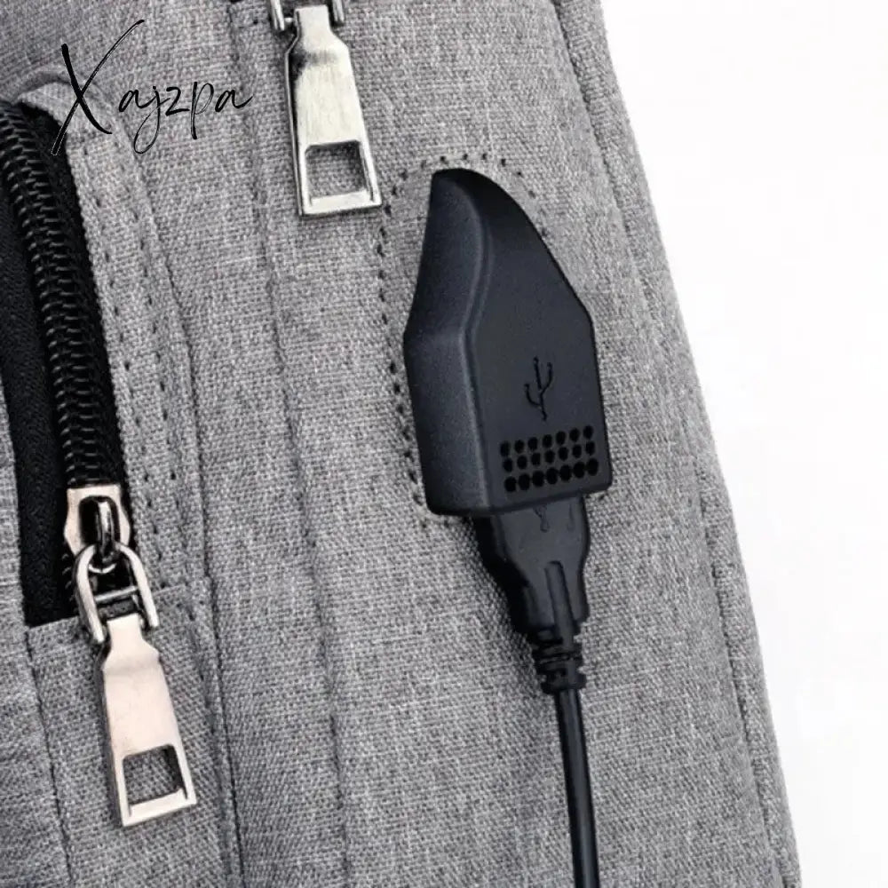 Jsvery 2022 Unisex External USB Charge Chest Bags Male Men Chest Waist Pack Antitheft Travel Crossbody Bags For Men Sling Shoulder Bag jsvery