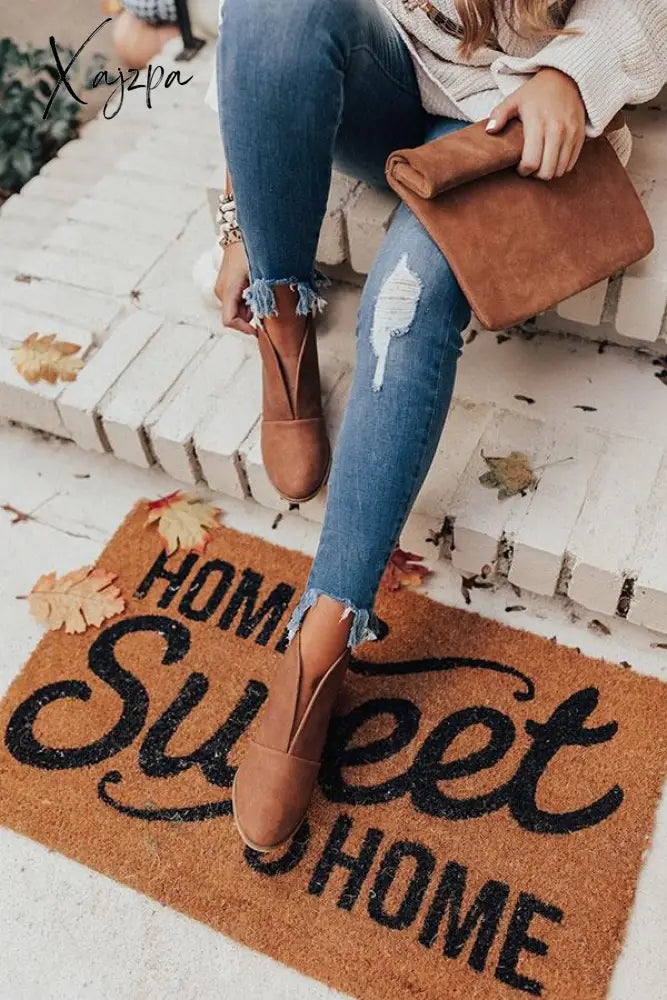 Xajzpa - V Cut Out Slip On Ankle Boots