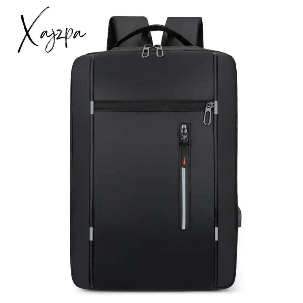 Xajzpa - Waterproof Business Backpack Men Usb School Backpacks 15.6 Inch Laptop Large Capacity