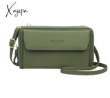 Xajzpa - Women Wallet Double Zipper Summer Female Shoulder Bag Top Quality Cell Phone Pocket Bags