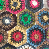 Xajzpa - Women Woolen Woven Tote Beach Handbag Floral Handmade Weaving Shoulder Bags Hand Crochet