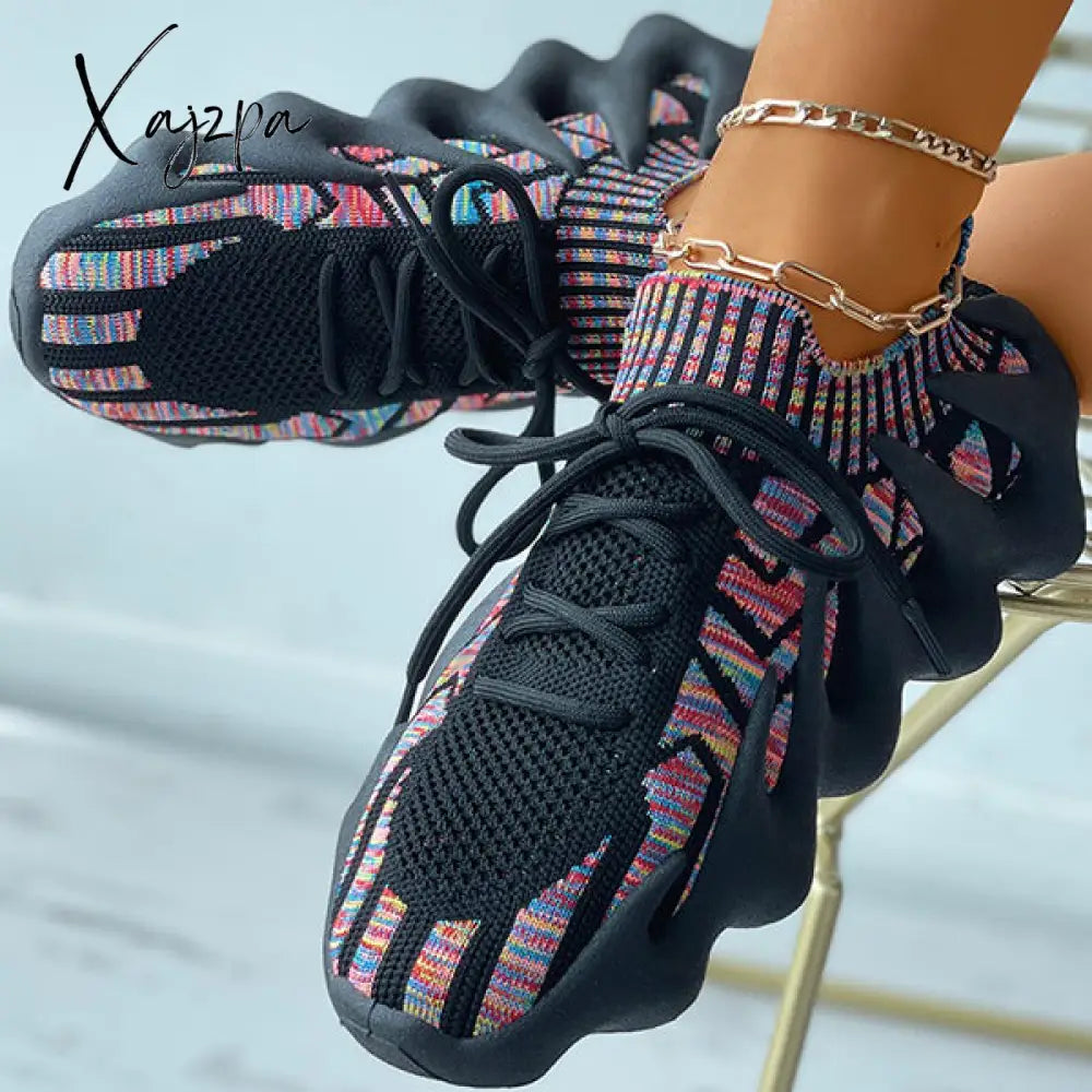 Xajzpa - Women’s Casual Fashion Lightweight Sock Sneakers