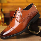 Mens Ombre Gradient Oxford Shoes - Stylish & Breathable with Secure Lace-up - Ultra-Durable, Non-Slip Sole for Formal Events, Weddings, Parties, Business