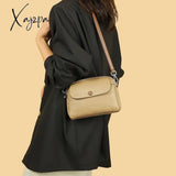 100% Genuine Leather Bag Luxury Women High Quality Shoulder Bags Designer Female Crossbody Fashion