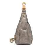 Xajzpa - Bags New Women's Bag Vintage Women's Waist Bag Color Jacquard Shoulder Strap Fashion PU Chest Bag