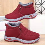 Women's Solid Color Fluffy Boots, Platform Soft Sole Winter Thermal Lining Boots, Non-slip Warm Snow Boots